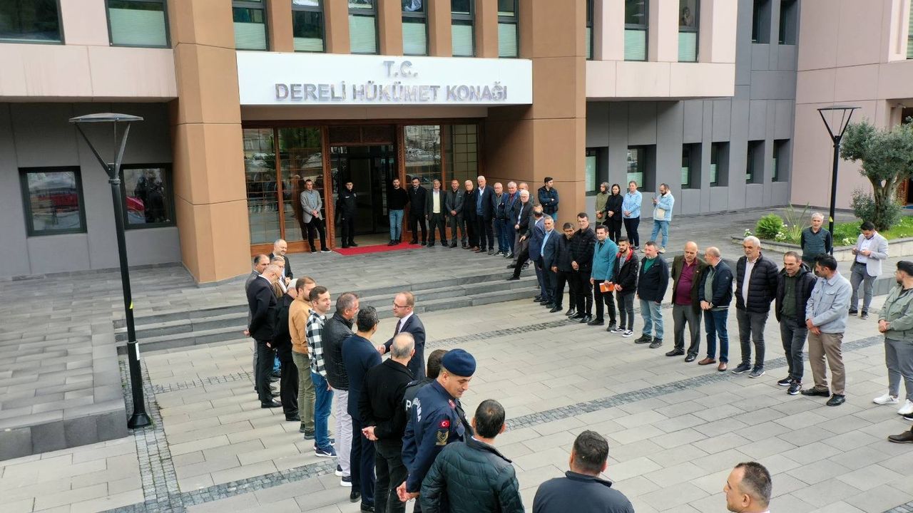 Kaymakam Emrah Azman Dereli’ye Veda Etti, Alucra’ya Gitti