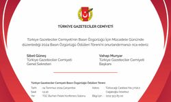 TGC Basın Özgürlüğü Ödülleri Töreni Düzenliyor