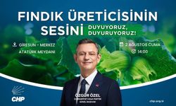 CHP Genel Başkanı Özgür Özel, ‘Fındık Mitingi’ için Giresun’a geliyor