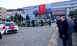 Giresun'da Güvenlik Filosuna Araç Takviyesi 92 Yeni Araç Törenle Hizmete Girdi