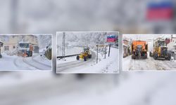 Giresun Belediyesi Yüksek Mahallerde Karla Mücadele Başlattı