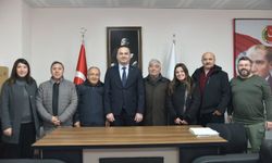 Görele Belediye Başkan Hasbi Dede Gazeteciler Derneği’ni Ziyaret Etti