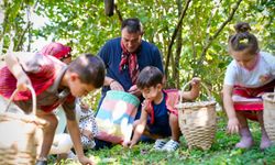 Başkan Köse Fındık Hasadını Çocuklarla Yaptı