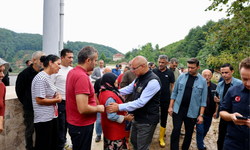 Vali Mustafa Koç, Sel Bölgesi Yağlıdere’de İncelemelerde Bulundu