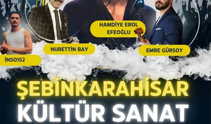 Şebinkarahisar’da 3 Gün Kültür Sanat Etkinlikleri İcra Edilecek