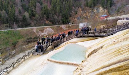 İl Genel Meclisi Göksu Travertenlerine Ziyaret Gerçekleştirdi, İncelemelerde Bulundu