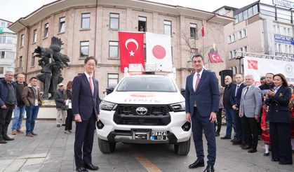 Japonya Başkonsolosluğu’dan Giresun Belediyesine Hibe Araç