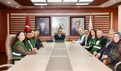 Giresun Yeşilay Yönetimi Vali Mustafa Koç’u Ziyaret Etti
