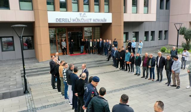 Kaymakam Emrah Azman Dereli’ye Veda Etti, Alucra’ya Gitti