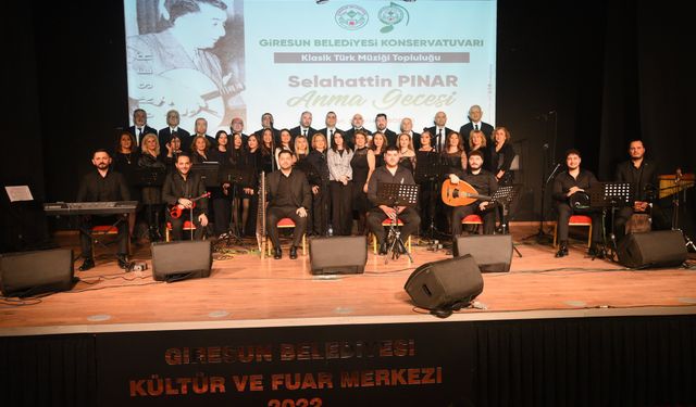 Giresun Belediyesi’nden Selahattin Pınar Anma Gecesi