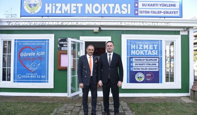 Görele Belediyesi Hizmet Noktaları Oluşturuyor