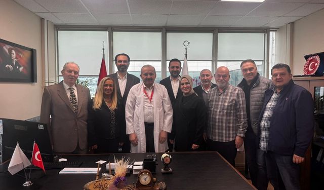 Maltepe Giresunlular Derneği Başhekim Dr. Çalık’ı Ziyaret Etti