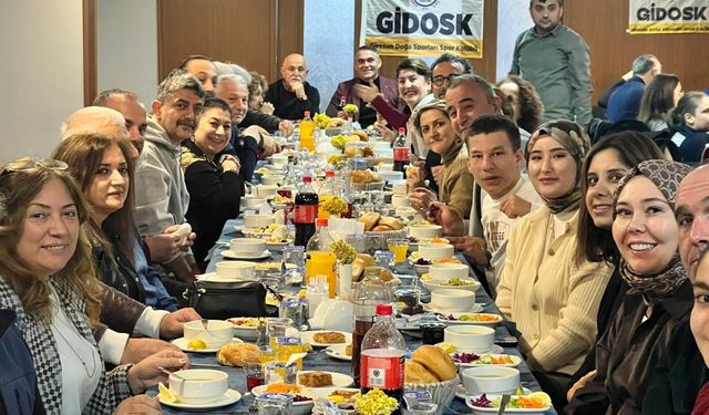 GİDOSK üyeleri iftar sofrasında buluştu