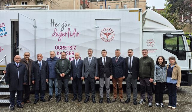 Giresun’a Gezici Kanser Tarama Aracı Kazandırıldı