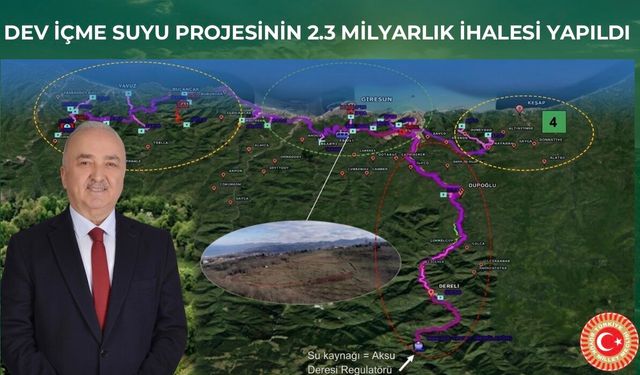 Milletvekili Temür Duyurdu: Giresun’un Su Projesi’nde Kritik Eşik Aşıldı