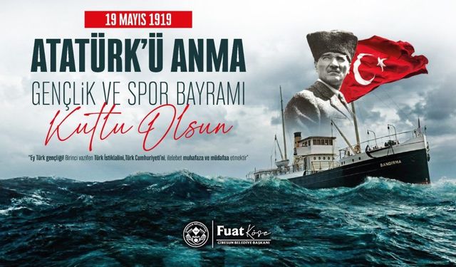 Başkan Köse: 19 Mayıs Dirilişin Simgesidir