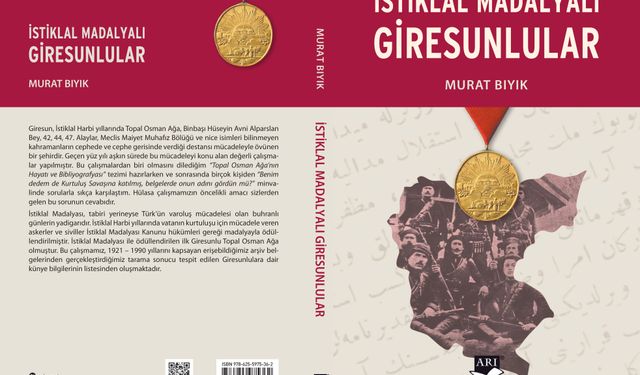 Murat Bıyık İstiklal Madalyalı Giresunluları Kitaplaştırdı