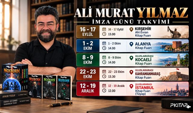 Giresunlu Gazeteci-Yazar Ali Murat Yılmaz Beş Ayrı Kitap Fuarında Okurlarıyla Buluşacak