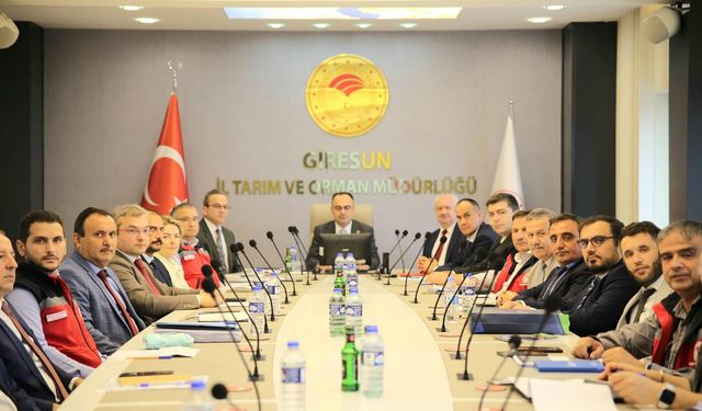 Giresun'da Tarım Koordinasyon Toplantısı Gerçekleştirildi