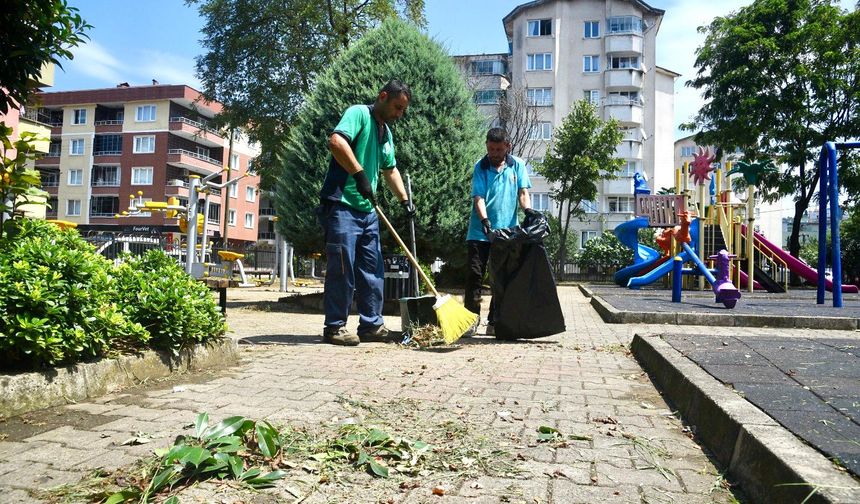 Park ve Bahçeler Temizleniyor, Giresun Güzelleşiyor