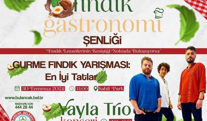Bulancak'ta Fındık Gastronomi Şenliği Yapılacak