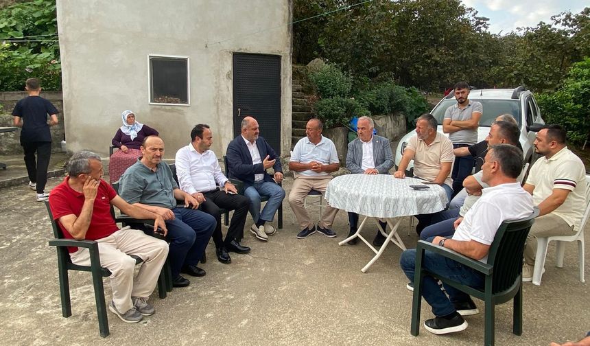 Ak Parti Heyeti Emrah Tok’un Ailesine Geçmiş Olsun Ziyaretinde Bulundular
