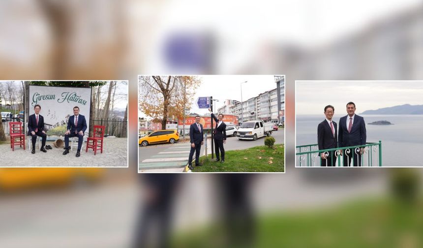 Japonya’nın Türkiye Büyükelçisi Tamura Masami Giresun’da