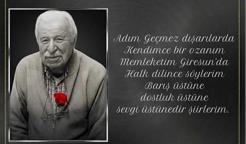 Giresun Kent Konseyi’nden İsabetli Adım: Bahtiyar Dayımoğlu Mezarı Başında Anılıyor