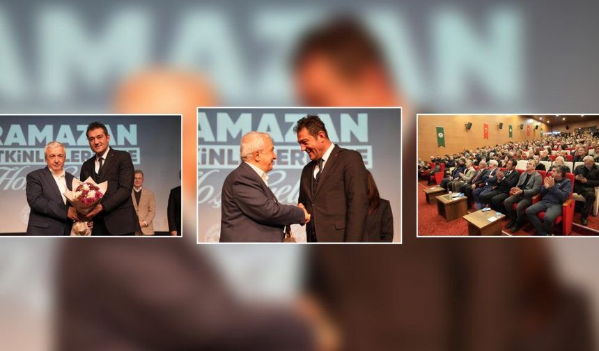 Giresun’da Ramazan Sohbetleri’ne Mehmet Okuyan Konuk Oldu, Yoğun İlgi Gördü