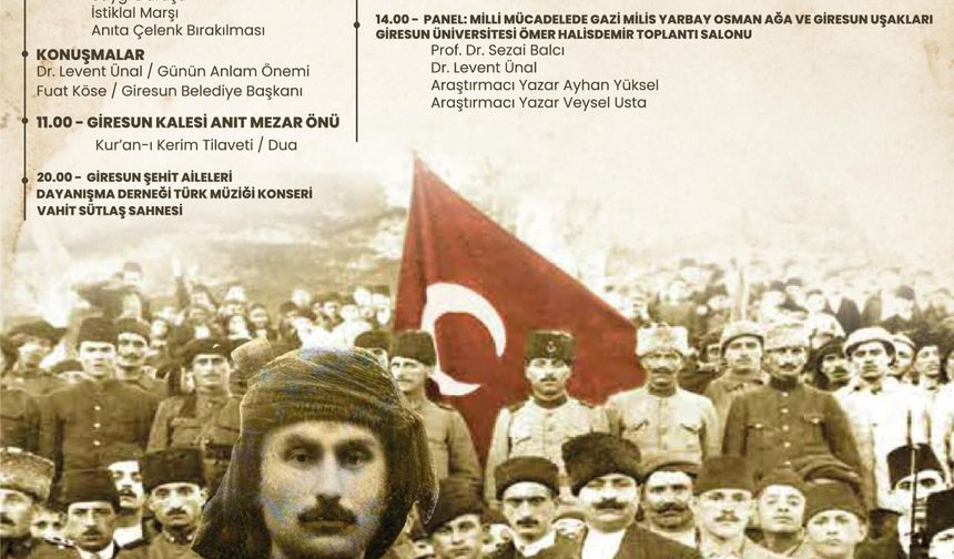 Osman Ağa ve Milli Mücadele Şehitleri Anılıyor