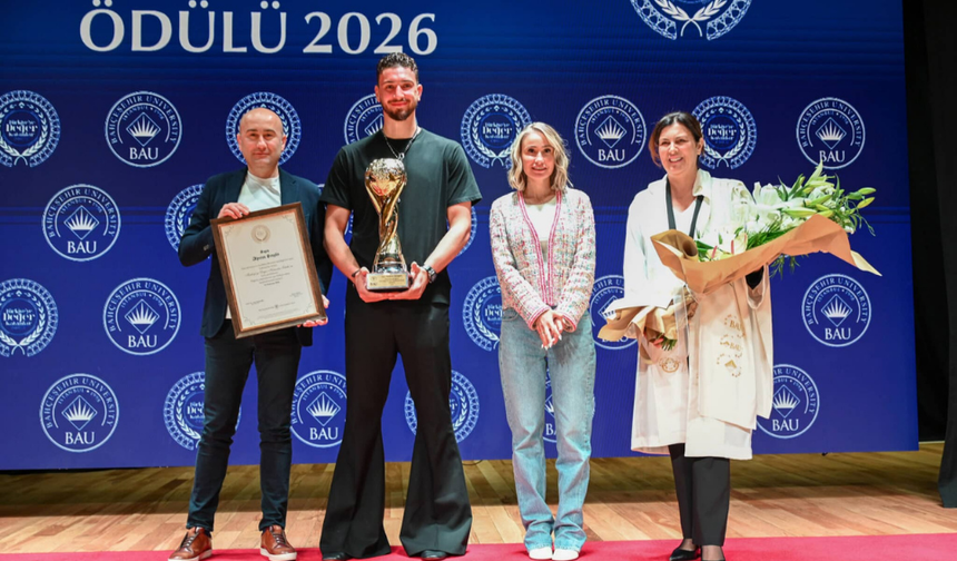 Milli Basketbolcu Giresunlu Alperen Şengün’e Türkiye’ye Değer Katanlar Ödülü