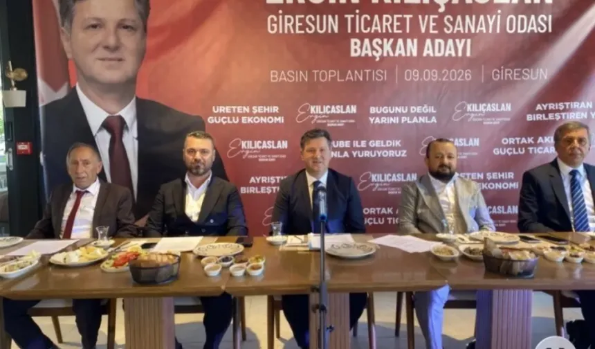 Ergin Kılıçaslan Giresun Ticaret ve Sanayi Odası Başkanlığına Adaylığını Açıkladı