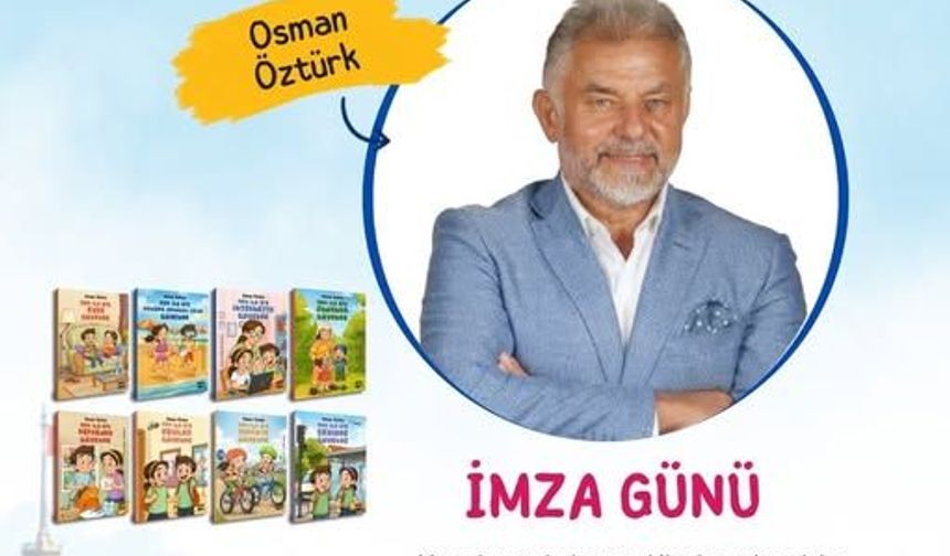 Osman Öztürk Çocuk Kitapları Festivali'nde Çocuklarla Buluşuyor