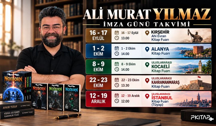 Giresunlu Gazeteci-Yazar Ali Murat Yılmaz Beş Ayrı Kitap Fuarında Okurlarıyla Buluşacak