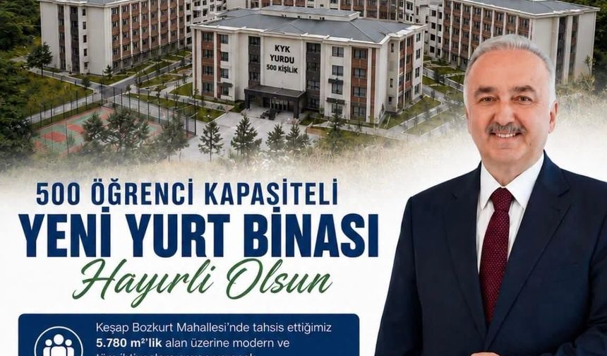 Keşap'a 500 Kişilik Modern Öğrenci Yurdu Planlanıyor