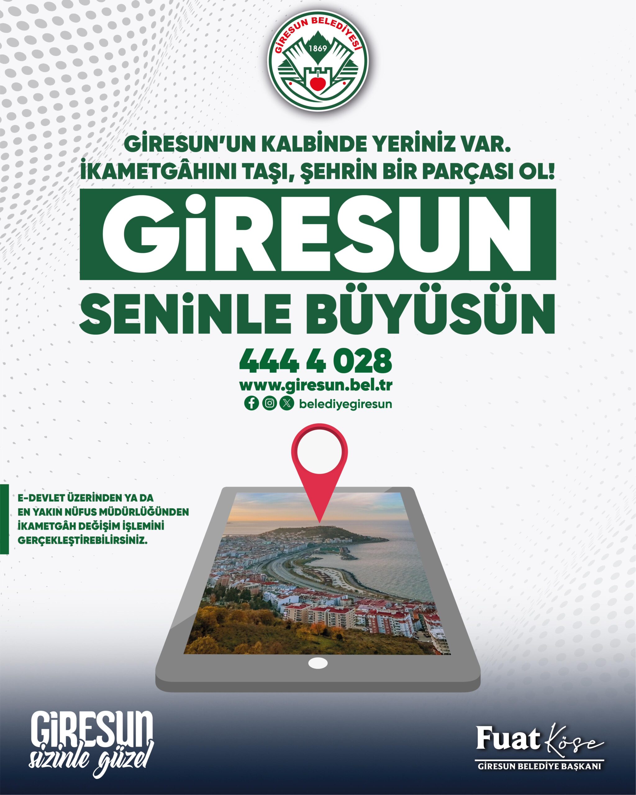 Başkan Köse Giresun Seninle Büyüsün