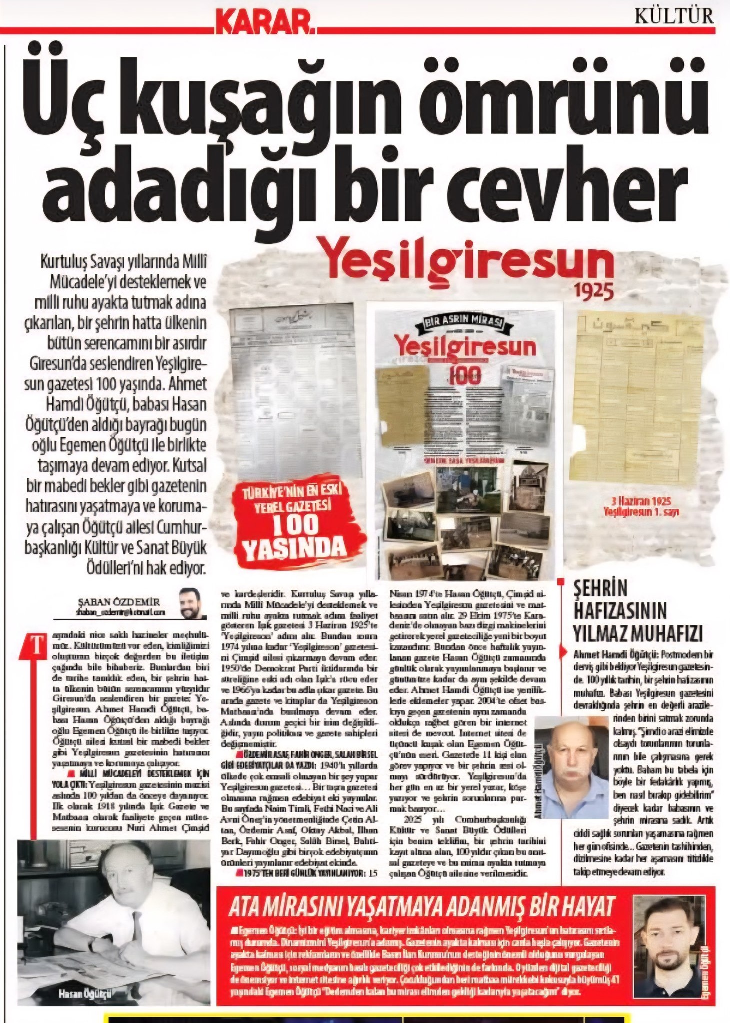 Yesilgiresun Gazetesi Karar'da