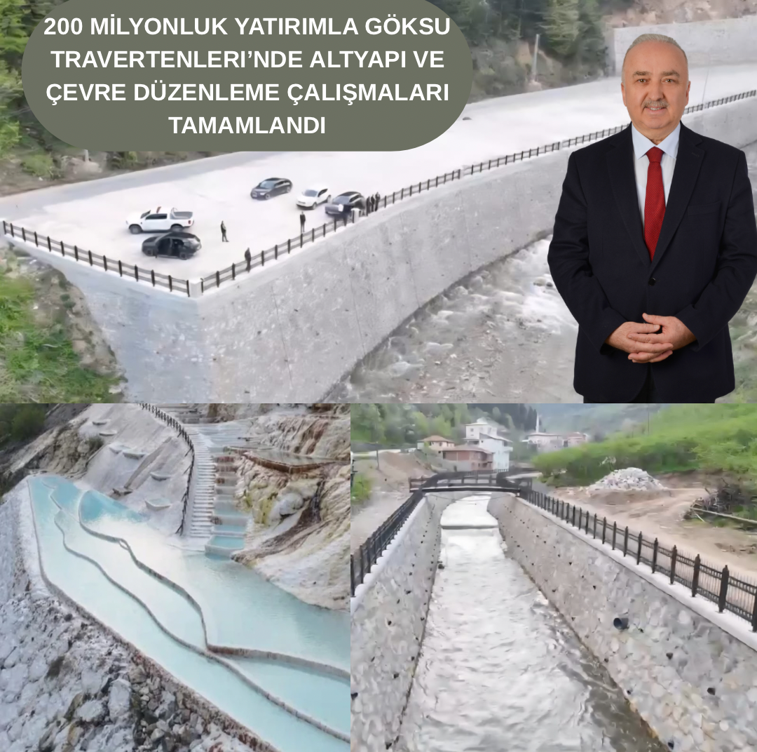 200 Mi̇lyonluk Yatirimla Göksu Travertenleri’nde Altyapi Ve Çevre Düzenleme Çalişmalari Tamamlandi (1)-1